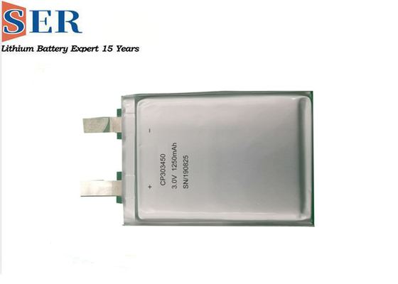 Limno2 แบตเตอรี่บางพิเศษ CP303450 SER GROUP 3v แบตเตอรี่ลิเธียมแมงกานีสแบบปริซึม 3v Soft Pack