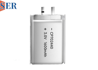 CP702440 3V 1500mah Li-MNO2 Ultra Thin Battery Soft Pack แบตเตอรี่ลิเธียมแมงกานีสพร้อมขั้วต่อสายไฟ