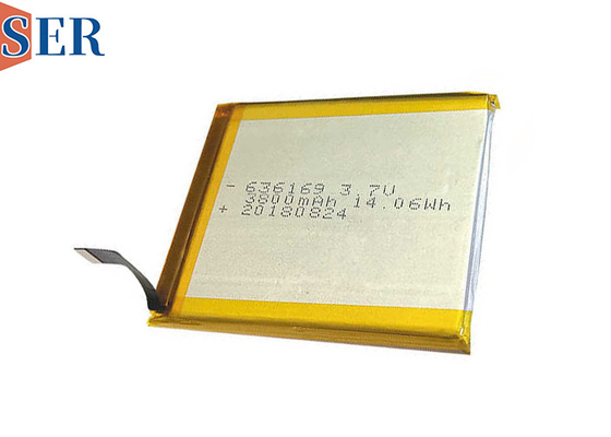 ปรับปรุง 636169 3.7V 3800mAh แบตเตอรี่พอลิเมอร์ลิตียมวงจรยืดหยุ่นที่มีสาย FPC board สําหรับ Magic Cube