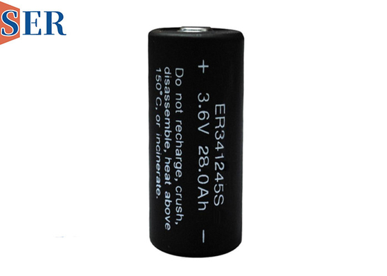 แบตเตอรี่อุณหภูมิสูง ER26760S 3.6V 10.5 26-76-MR Li-SOCl2 แบตเตอรี่ 165C องศาสําหรับอุปกรณ์เจาะน้ํามัน