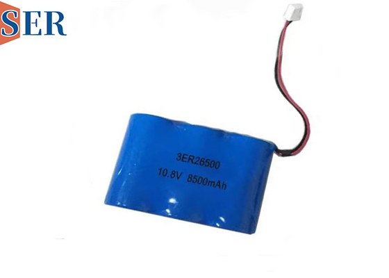 10.8V แบตเตอรี่ Li-SOCL2 ที่กําหนดเอง 3ER26500 3S1P แบตเตอรี่ขนาด C สําหรับ Bicycle Locker