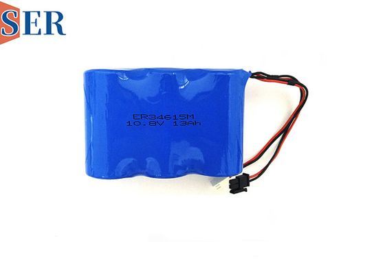 แบตเตอรี่ Li-SOCL2 ที่กําหนดเอง 10.8V 8500mAh ER26500 3S1P แบตเตอรี่ลิตยูมหลักสําหรับเครื่องตรวจจับการรั่วระแส