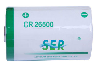 แบตเตอรี่ลิเธียม MNO2 ขนาด C CR26500 5000mAh 3.0V สำหรับเครื่องวัดน้ำ IC อัจฉริยะ