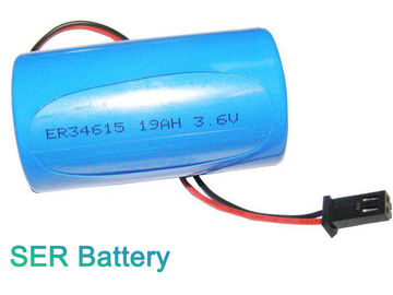 LS33600 / ER34615 D ขนาด 3.6V 19000mAh R20 แบตเตอรี่ลิเธียม Li-SOCI2 หลัก