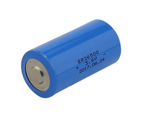 3.6V Er26500 SPC1520 Li Socl2 แบตเตอรี่ลิเธียมหลักแบบไม่ชาร์จ 8500mAh สำหรับเครื่องวัด IOT