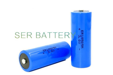 แบตเตอรี่ลิเธียมหลัก 2ER18505M, 7.6Ah 3.6 โวลต์แบตเตอรี่ลิเธียมไอออน GPS สำรองไฟ