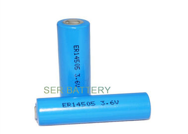 3.6V Li SOCl2 ER14505m แบตเตอรี่ลิเธียมขนาดใหญ่พัลส์ปัจจุบันแรงดันต่ำ Passivation ล่าช้า