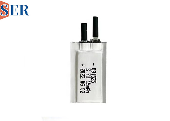 ปรับแต่งเซลล์กระเป๋าบางสุด 3.7V 091525 แบตเตอรี่พอลิเมอร์ลิตียมแบบชาร์จใหม่สําหรับอุปกรณ์ที่ใส่ได้