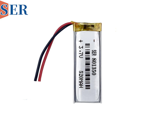 แบตเตอรี่ Lipo ที่กําหนดเอง 801350 500mAh Li- Polymer Poch Cell 803450 3.7V แบตเตอรี่พอลิเมอร์ลิธีਅਮที่มี PCB และสายไฟ