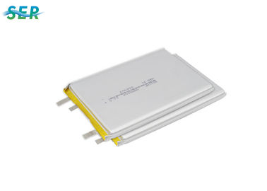 เครื่องมือไฟฟ้า แบตเตอรี่ลิเธียมโพลิเมอร์ 3.7v 4000mah 606090 Cycle Life 500