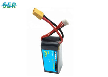 ชุดแบตเตอรี่รถยนต์ RC 1500mah 14.8v 70c , แบตเตอรี่เครื่องบิน RC 800 รอบชีวิต