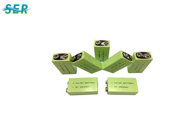 แบตเตอรี่ลิเธียม Nimh 9V, แบตเตอรี่ลิเธียมไอออนแบบรีชาร์จ 180mAh สำหรับเครื่องตรวจจับควัน
