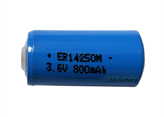 LS14250M Li SOCl2 แบตเตอรี่ลิเธียมหลัก 1/2AA ขนาด R6 ER14250M 800mAh สำหรับเครื่องมือเครื่อง CNC