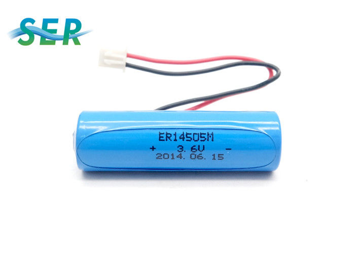กำหนดเอง Li SOCL2 แบตเตอรี่ 4400mAh 3.6V / 7.2V AA ขนาด ER14505M-2P 1S2P CE อนุมัติ