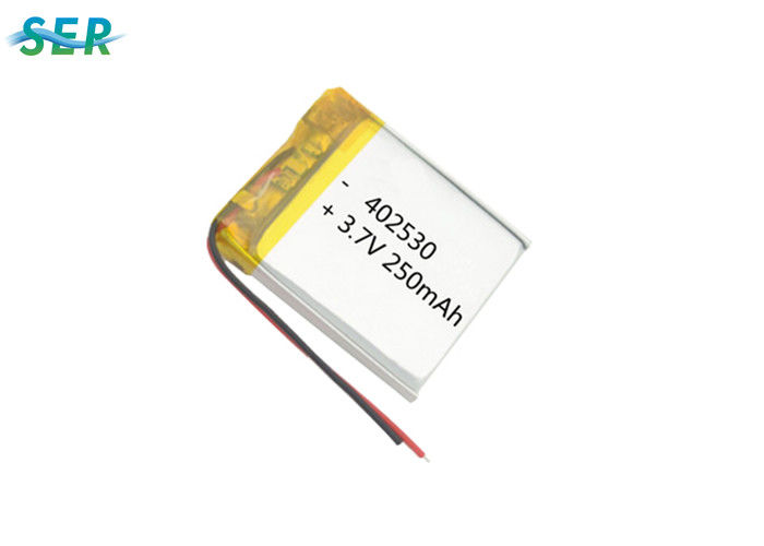 3.7V แบตเตอรี่ลิเธียมโพลิเมอร์แบบชาร์จไฟได้ LP402535 PCM Wire สำหรับผลิตภัณฑ์ดิจิตอล