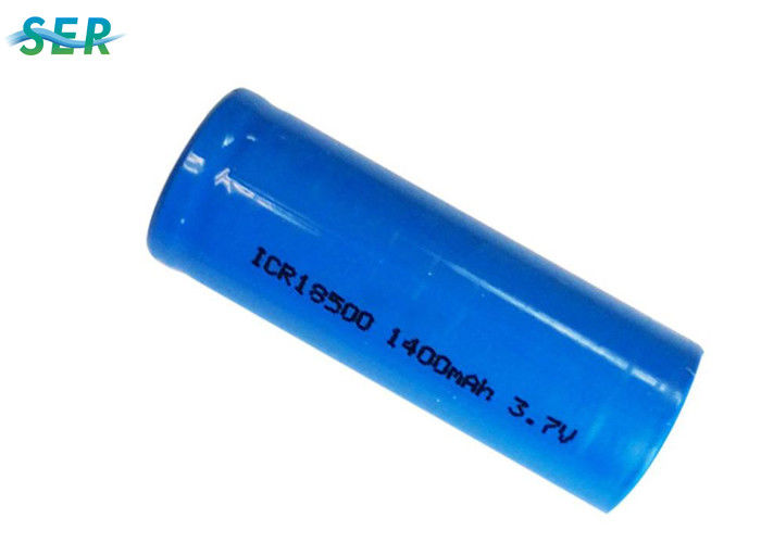 เซลล์แบตเตอรี่ Li Ion แบบแบน, แบตเตอรี่ลิเธียมไอออนแบบรีชาร์จ 3.7V 1400mAh 18500