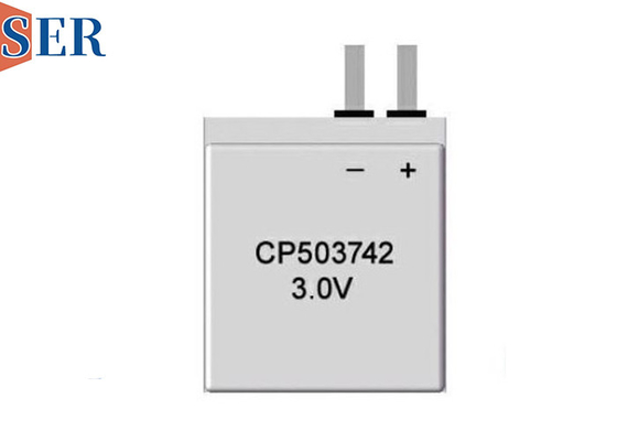แบตเตอรี่ลิเธียมฟอยล์หลักสี่เหลี่ยมแบบบางพิเศษ CP503742 สำหรับการ์ดตำแหน่งบุคลากร