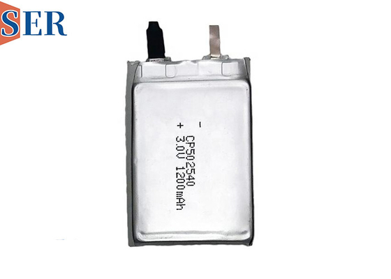 CP502540 แบตเตอรี่ Soft Pack แบบยืดหยุ่น LiMNO2 สำหรับเครื่องอ่านระยะไกล