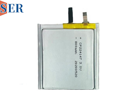 CP224147 แบตเตอรี่แบบพริสมาติก ultra thin แบตเตอรี่ 3.0V 750mAh แบตเตอรี่บัตรฉลาดหลัก
