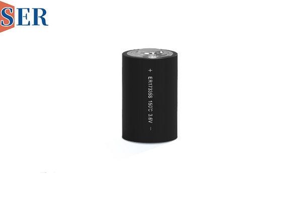 2/3A อุณหภูมิสูง ER17335S 150°C Li SOCl2 แบตเตอรี่สําหรับถัง GPS Tracker