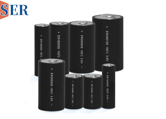 3.6V ER34615 อัตราการใช้ชีวิตของตัวเอง 2% Li SOCL2 แบตเตอรี่สําหรับ MWD LWD