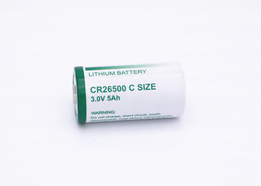 แบตเตอรี่ลิเธียม MNO2 ขนาด C หลัก CR26500 อายุการเก็บรักษาที่ยาวนานในปัจจุบัน