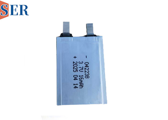 ปรับแต่งแบตเตอรี่พอลิเมอร์ลิธีม Ultrathin สามารถชาร์จได้ 042238 Lipo แบตเตอรี่เซลล์ Lipo แบตเตอรี่พอลิเมอร์