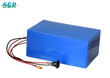 Li - Ion 18650 ชุดแบตเตอรี่จักรยานไฟฟ้า 36V 8Ah ระบบเคมีลิเธียมโพลิเมอร์