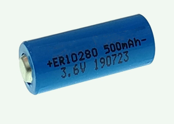 ER10280 Li SOCL2 แบตเตอรี่ 500mAh ลวดลิเธียม Thionyl Chloride สำหรับวิทยุทหาร