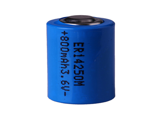 LS14250M Li SOCl2 แบตเตอรี่ลิเธียมหลัก 1/2AA ขนาด R6 ER14250M 800mAh สำหรับเครื่องมือเครื่อง CNC