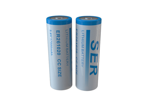 ER261020 CC 3.6V LiSOCL2 แบตเตอรี่ชนิดกระสวย แบตเตอรี่ลิเธียม 3.6 โวลต์