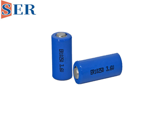 ER10250 1/2 AAA แบตเตอรี่ลิเธียมไทโอนิลคลอไรด์ 3.6 V Bobbin Type LiSOCl2 . หลัก