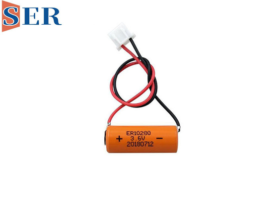 ER10280 Li SOCL2 แบตเตอรี่ 500mAh 3.6V 2/3AAA ขนาดลิเธียม ER10/28