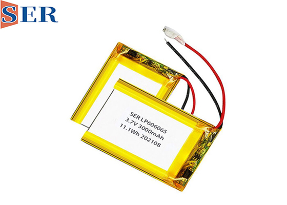 Li - Ion Pouch Lipo 606065 แบตเตอรี่ลิเธียมโพลิเมอร์ 3.7V 7.4V 11.1V 2500mAh