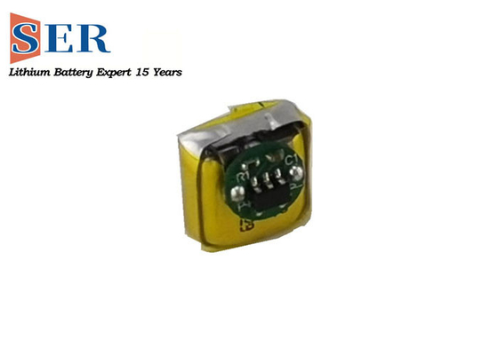 แบตเตอรี่ลิเธียมโพลิเมอร์ขนาดเล็ก 401,012 พร้อม PCB สำหรับหูฟังสเตอริโอไร้สาย True Stereo