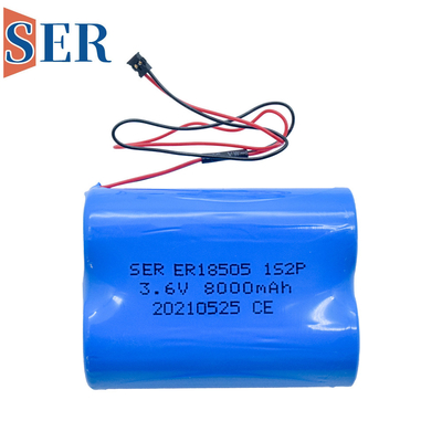 ER14505 Li SOCL2 แบตเตอรี่ 1S3P 3.6V 7.2V 10.8V ER 2/3A ขนาด 2/3A แบตเตอรี่ลิเธียมเมทัล