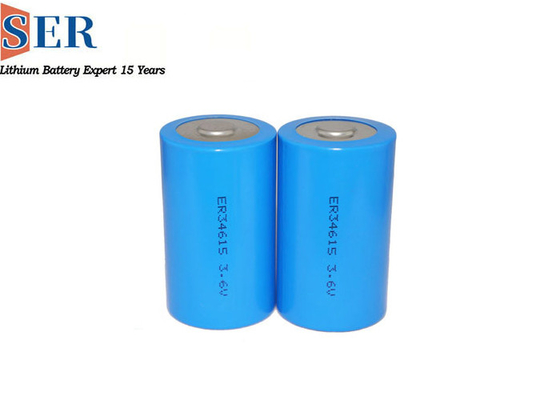 12000mAh Li SOCL2 แบตเตอรี่ที่ปลอดภัย ER34615S สำหรับเครื่องมือวัดการสำรวจ