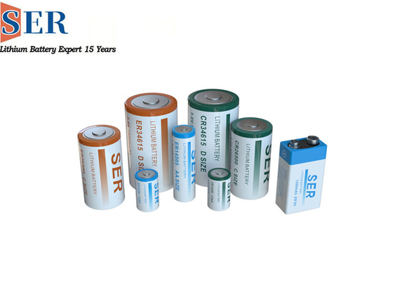 ER17450 แบตเตอรี่ Li SOCL2 หลักไม่สามารถชาร์จใหม่ได้ ER17450H ER17450M ลิเธียมไทโอนิลคลอไรด์