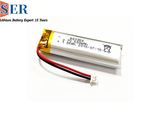 ปรับแต่งแบตเตอรี่ลิเธียมโพลิเมอร์อุณหภูมิต่ำ Cryogenic 3.7V 7.4V 150mAh LP801350 ลิเธียม Li PO Cell